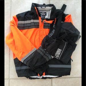 Harley Davidson Rain Gear with Jacket and Pants